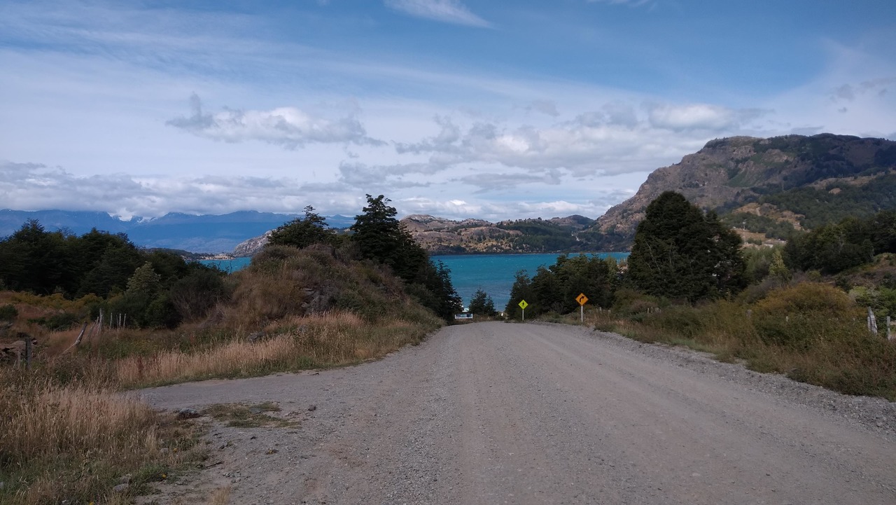 Condições das estradas na região do Lago General Carrera.